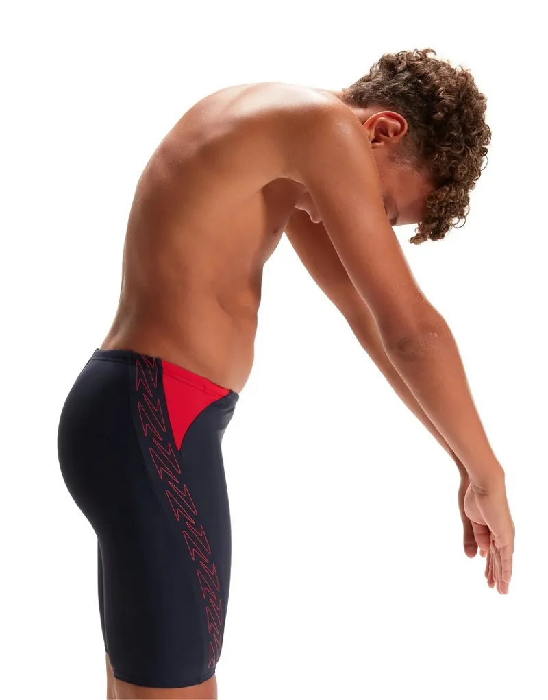 Speedo Boys Hyper Boom Splice Jammer Navy/Red-5